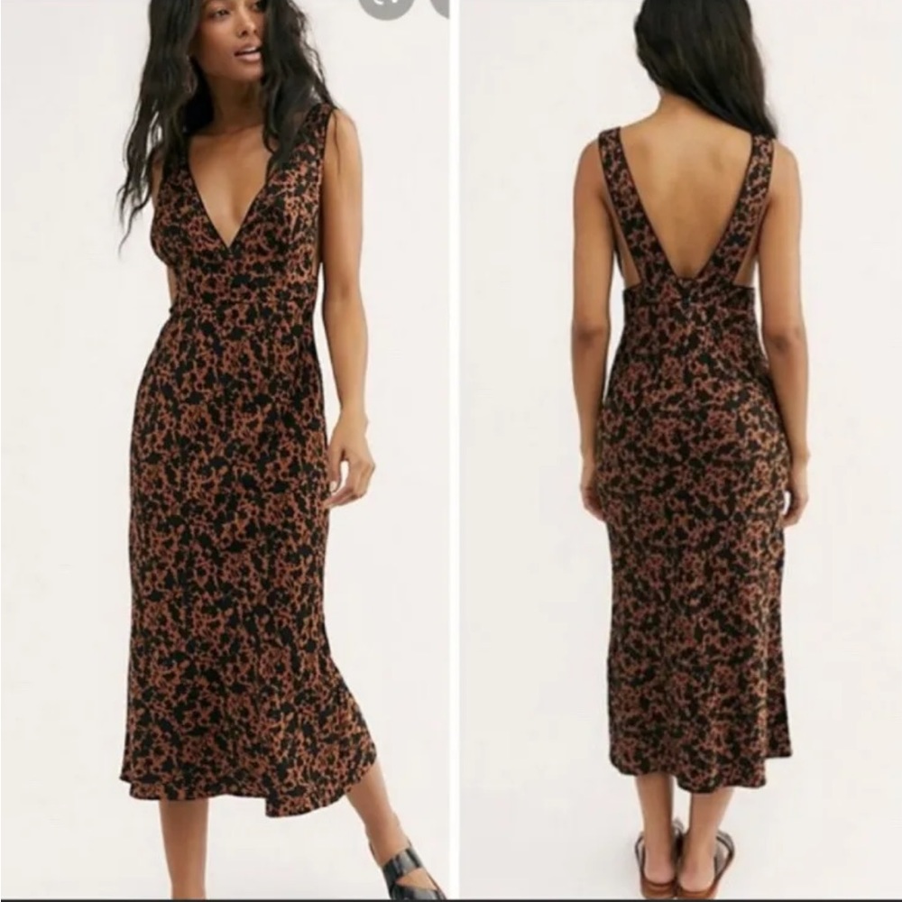 Free People Ohh La La Midi Dress